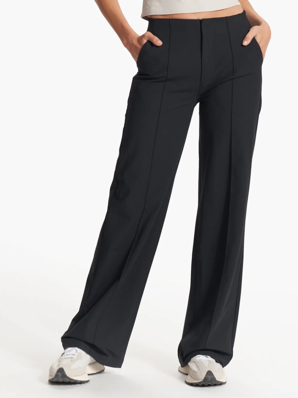 Womens Vuori Meta Wideleg Pant Athletic Work Office Size Large Excellent Sz L